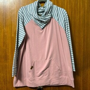 Maurices quarter zip cowl neck